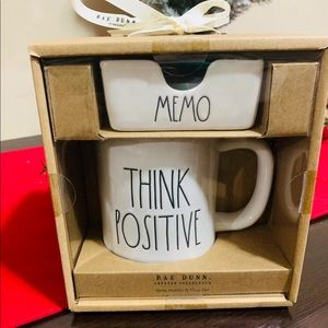 Rae Dunn “think positive” gift set